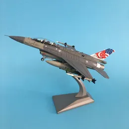 Aircraft Modle JASON TUTU Aircraft Plane model 1 72 F16 Singapore Fighter Toy For Collection Airplane Alloy model diecast 1 100 metal Planes 230426