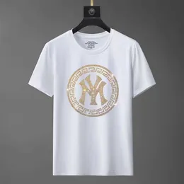 36% europeiska stationvaror män trendiga kort sommar heta diamant halva ärm t-shirt social anda kille botten skjorta 963g95328vhaiuvf