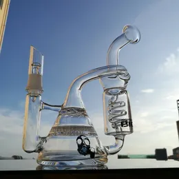 Bong Bong Narguilés Smoke Glass Water Bongs Heady Dab Rigs Chicha Smoke Pipe Percolator Shisha com junta de 14mm