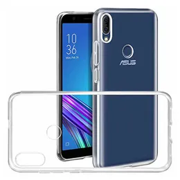 Original Clear TPU -fall för Asus ZenFone Max Pro M1 ZB602KL / ZB601KL 5.99 "Soft Silicon Back Cover Phone Case Thin Protect Gel Gel