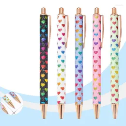 Piece Ballpoint Pen Cute Lips Heart Wedding Rose Gold Metal Stationery School Office Supply High Quality Penns