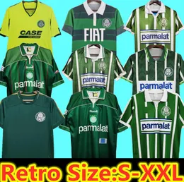 92 93 94 98 10 14 Palmeiras R. CARLOS Retro-Fußballtrikots 1999 EDMUNDO ZINHO RIVALDO EVAIR Home Away Vintage Camiseta de FutbolFußball-Herren-Kurzarmtrikots