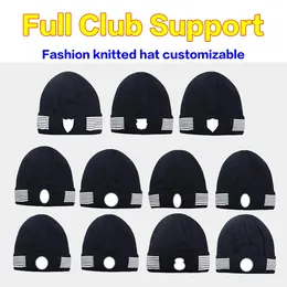 mode stickad hatt full fotbollsklubb mans städer real madrids sporrar dortmund barcelonas support anpassningsbara svart fotbollsklubb fotbollströjor varm sport