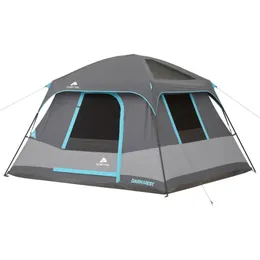 Tents and Shelters 6Person Dark Rest Cabin Tent wSkylight Ceiling Panels kamp namioty beach tent 231214