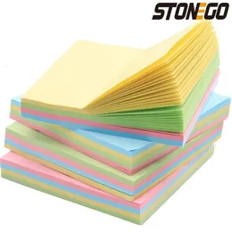 Notatki Stonego MultiColor Memo Pad Paper Paper Office Spiratera 100 stron Pocket Notepad Sticky 230425