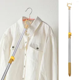 Wieszaki szyna do odzieży Wysuj zasięg szafki regulowanej ubrania odzieży domowej sznurka ubrań