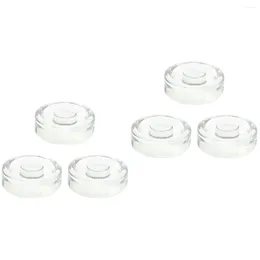 Storage Bottles 6 Pcs Clear Jar Pickle Lids Veggies Weights Greens Fermenting Sauerkraut Kiln Mason Stone Pressing