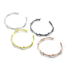 bangle womens wire men cuff pulsera pulseraチタン鋼パルスラムジェール幾何学的ブレスレットバーニージュエリー19838455