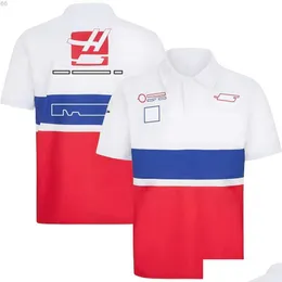 T-Shirts Motorradbekleidung F1 Herren Forma One Rennanzug Revershemd Kleidung Teamarbeit Kurzarm-T-Shirt Herrenanpassung mit dem gleichen Tropfen