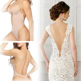 Kobiety damskie seksowne głębokie v szyja bez pleców back -back -back -back body bodysuit stringi kształtu