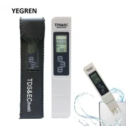 PH Meters Portable Water TDS Meter Pen EC Conductivity Tester Water Quality Monitor for Drinking Water Fertilizer Concentration 230426