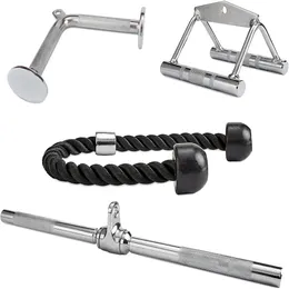 Cable Handle Attachments for Pulley and Cable Systems, Functional Trainers, and Lat Pulldown Machines - Universal Fit