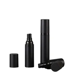 15 ml 30 ml Schwarze Airless-Flasche Lotion Creme Pumpe Kunststoffbehälter Vakuumspray 50 ml Kosmetikflaschen Spender für Kosmetik Esxle