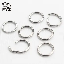 Anéis de nariz Studs 18G 16G 14G ASTM F136 Anéis de nariz Piercings Anéis de septo falsos Anéis de mamilo com segmento de clicker articulado Piercing joias de nariz 230425