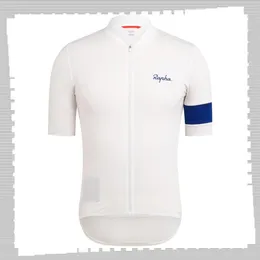 Pro Team Rapha Cycling Jersey Erkek Yaz Hızlı Kuru Spor Üniforma Dağ Bisiklet Gömlekleri Yol Bisiklet Üstleri Yarış Giysileri Açık Hava Dış Mekan 240g
