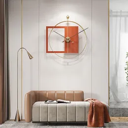 Zegary ścienne Szczególne luksusowe gigantyczne zegar jasne akcesoria dekoracji domu do salonu Orologi da Parete Decorations DX