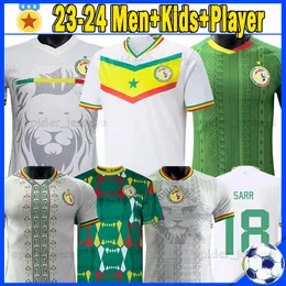 23 24 Senegal Soccer Courcereys Euro National Football Peire 2023 2024 Mane Koulibaly Balde Balde Diatta Sarr Kouyate Men Menships Fans Player Player Player Shirts