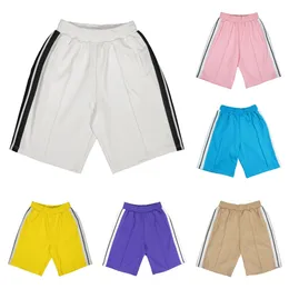 Herr shorts designer sport shorts 2023SS Summer Plam Pants Baggy Casual Cotton Men's and Women's Colored Striped High Street Jogger Pants