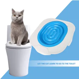 家を壊す猫のトイレトレーニングキットペットリッターボックストレイシステムプロフェッショナルトレーナーツールカバー子猫猫用便器掃除用品