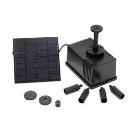 Pumpar Fountain Submersible Water Pump Solar Powered Pump med filterpanelen för dammpool B85C