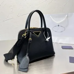 Classic Shell Bag Crossbody Tote Triangular Bags Women ALMA Handbag Shoulder Bag Purse High Quality Genuine Leather Double Zipper Detachable