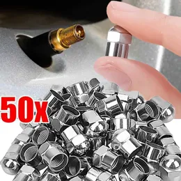 Car Tyre Valve Caps Silver Round Head Chrome Plating Guff Proof Cover Cover Cars Proyticcles Bike Bike Tyre Tyring Cap Accessories