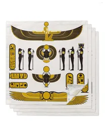 Serwe sercowe 4/6/8pcs Ancient Egypt Symbol Egiptian Servins Zestaw Party Wedding Dekoracja Dekoracja Dekoracja domu