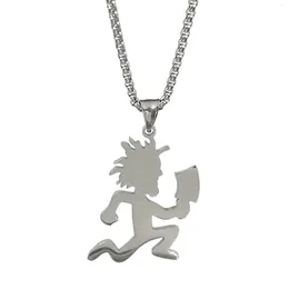 Chains 24inch Large 2''Jugallo Hatchetman Necklace Stainless Steel Pendant Charm High Polished Choose Chain