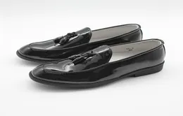 Boys Dress Shoes Black Faux Leather Slip On Tassel Boy Loafers Wedding Party Kids Formal Shoe Classic Footwear 2207208325829