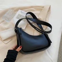 Bolsas de noite simples crossbody de couro pu para mulheres bolsa de ombro de moda de moda viajar axila de axila