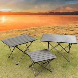 Lägermöbler utomhus aluminiumlegering snabb grupp vikbord camping picknick bärbar grillbås liten matsal