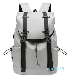 Рюкзак для ноутбука, повседневный мужской рюкзак для студентов на открытом воздухе, вместительная мужская сумка, корейский стиль, школьный для колледжа