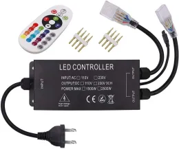 RGB -styrenheter, LED Light Remote Controller, AC 110V/230V 1500W 2500W lysdioder Strip Neon Rope Lights Dimning Switch, HIG