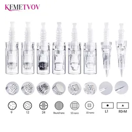 Igły tatuażu 1050100pcs Derma Pen Bayonet Igle Nabójca dla DR Pen N2M5M7 Nano9 Pin12 Pin36 Pin42 Micro Igle Głowica 230425