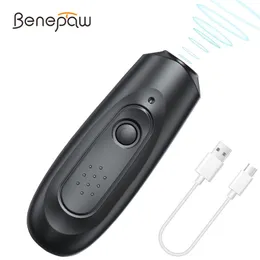 Repellenti Benepaw Dispositivo deterrente per abbaiare ad ultrasuoni Cinturino da polso 2in1 Repellente per cani portatile per addestramento AntiBarking USB ricaricabile