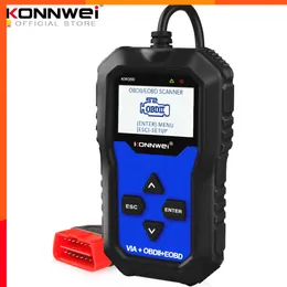 Novo Konnwei KW350 OBD2 Scanner de carro Profissional Code Reader Scanner OBD2 Ferramenta de diagnóstico automático para Audi/Seat/Skoda/VW Golf OBD2