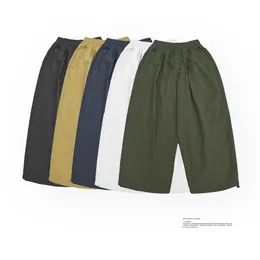 Pantaloni Pantalones de pierna ancha Unisex para hombre y mujer ropa de calle japonesa holgada informale Vintage Cargo primavera y vera
