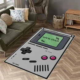Carpets Game Controller Area Carpet Gamer Gamepad Room Living Bedroom Floor Mat Cartoon 3D Pattern Rugs Christmas Gift 231124
