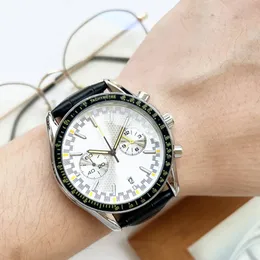 Oglądaj automatyczne kwarcowe zegarki męskie 42 mm srebrna opaska wodoodporna Wszystkie stali nierdzewne Designer mody Designer Wristwatch A5