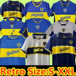 84 95 96 97 98 Boca Juniors 레트로 축구 저지 Maradona Roman Caniggia Riquelme 1997 Palermo Football Shirts Maillot Camiseta de Futbol 99 00 01 02 03 04 05 07 1981