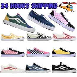 Designers sapatos Old Skool Casual Canvas Shoes Triplos Preto Branco Alto Baixo Deslizamento em Homem Mulheres Andando Jogging Respirável Moda Ao Ar Livre Sapatos de Skate