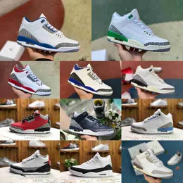 Jumpman Racer Blue 3 3S Basketball Shoes Mens Dark Iirs Cool Grey A Ma Maniere UNC Hall Of Fame FREE Wizards LINE Denim Red Black Cement Pure White Tinker Trainer Sneaker