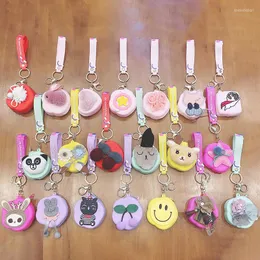 Keychains Anime Keychain Cute Coin Purse Charm Accessories Creative School Bag Key Chain Women's Bags Friends Gift