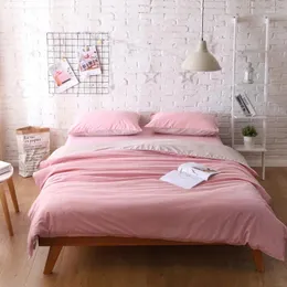 Sängkläder sätter lyxiga tvillingkomforterare Söt enkelsäng rosa varma lakan Set Youth Winter Princess Estetic Ropa de Cama Bedroom