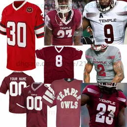 Personalizado Temple Owls Football Jersey College Travon Williams Zack Mesday Ryquell Armstead Bryant Dogbe matakevich Anderson Wilkerson Reddick masculino