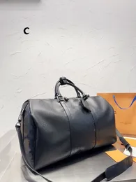 Designer-Taschen, Herren-Seesäcke, bunte Wellen, Keepall 45 50 Totes, Handtaschen, Luxus-Damen-Schultertaschen mit schwarzem Buchstaben, Gepäck für Paare, Flughafen-Reisetasche, Fitness-Taschen