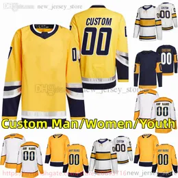 커스텀 S-6XL 영화 대학 하키는 저지 자수 59 Romanjosi 9 Filipforsberg 92 Ryanjohansen 74 Juusesaros 27 Ryanmcdonagh 95 Mattduchene Jerseys