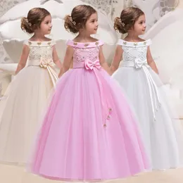 فساتين فتاة plbbfz أطفال طويلة ملابس توتو فستان فستان الأطفال حفل زفاف رسمي للأميرة أول زي بالتواصل