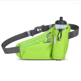 Sacos de cintura cinto impermeável para homens mulheres nylon kettle bolso fitness correndo bolsa feminina color fanny pack pack