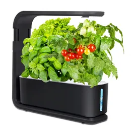 Hydroponics Growing System, Indoor Herb Garden kit with LED Grow Light, Height Adjustable Indoor Gardening System